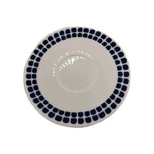 Lenox Kate Spade New York Charlotte Street Blue White Saucer 5.5" Porcelain New